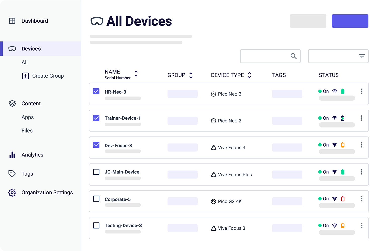 ArborXR Management Software